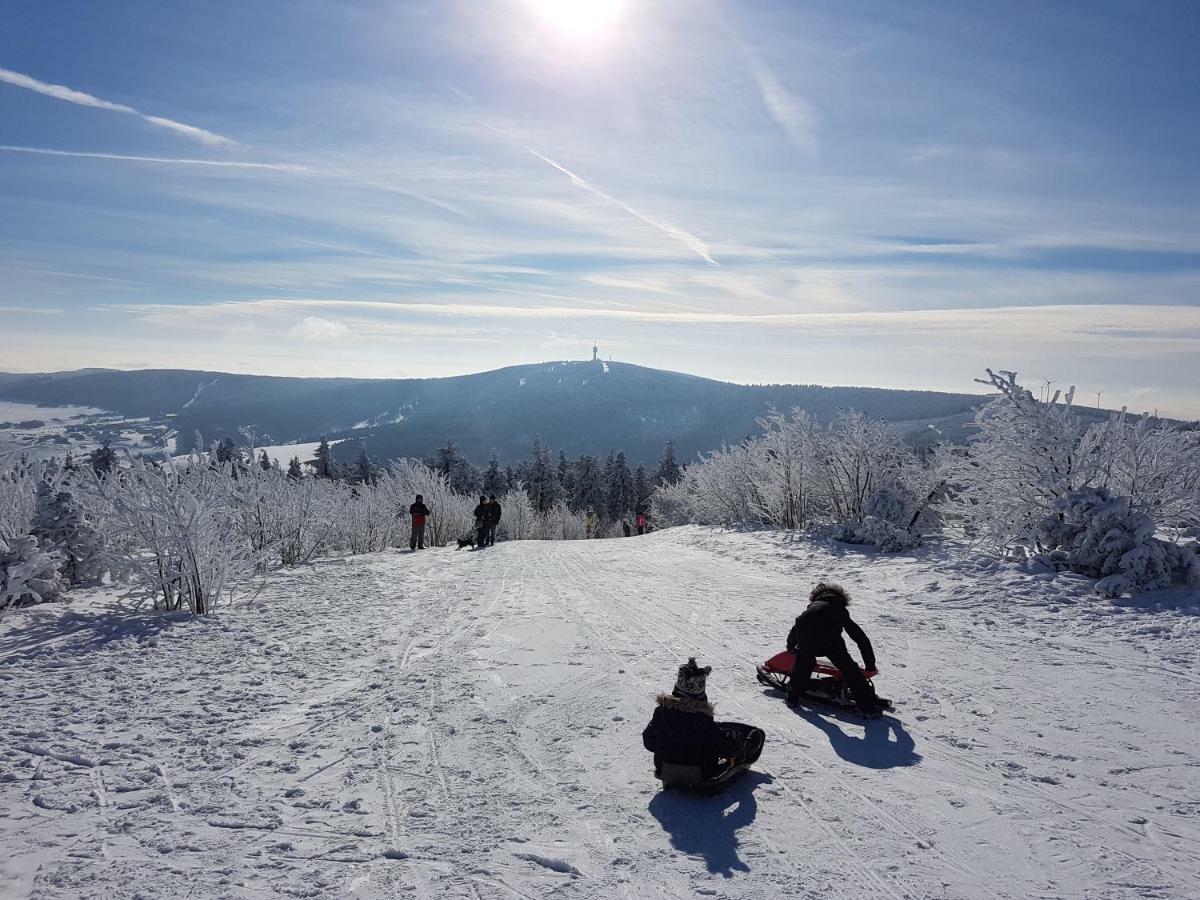 Ferienwohnungen "Am Schloessel" Oberwiesenthal Exterior foto